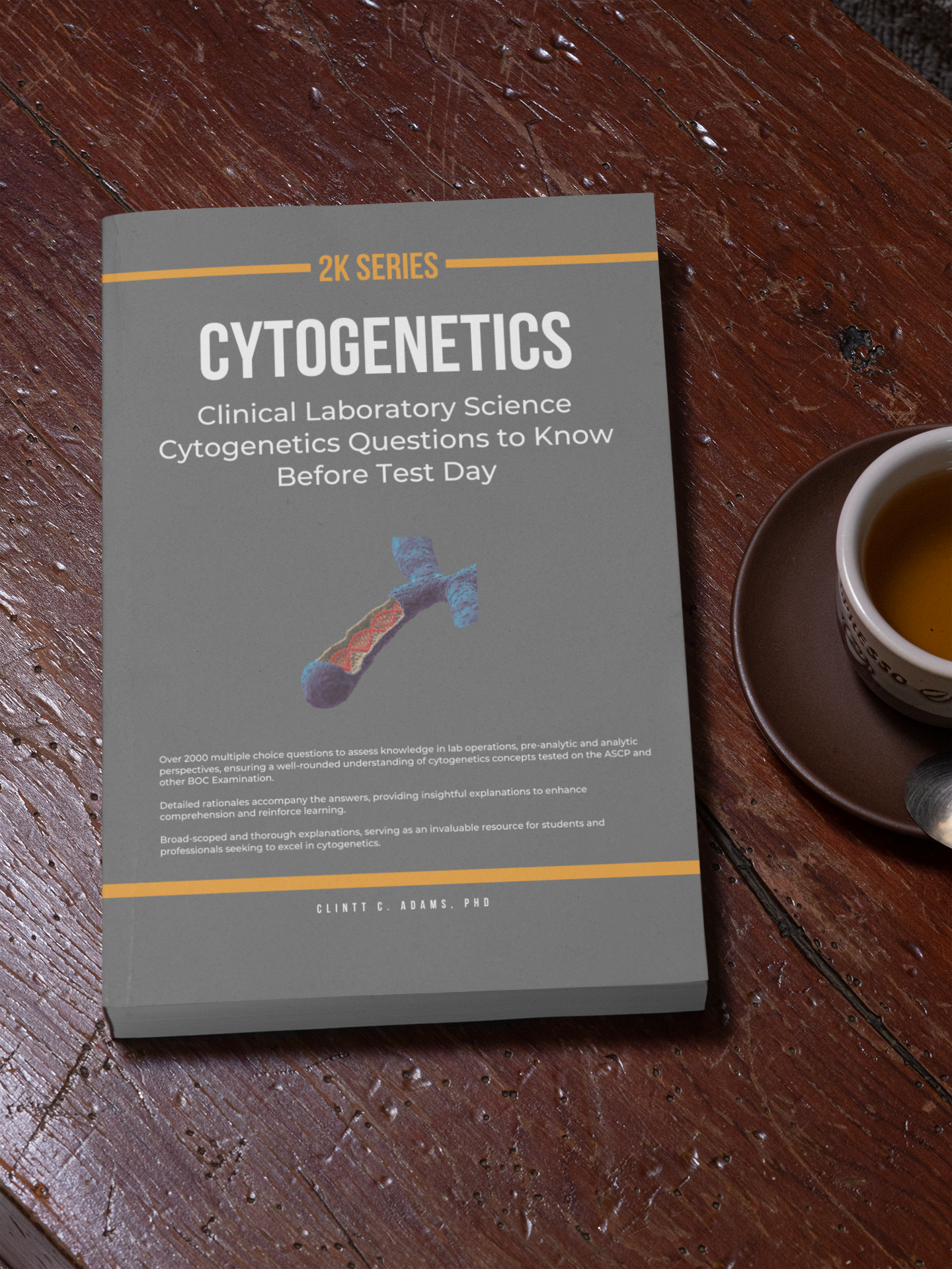 a set of Clinical Laboratory Science workbooks with over 2000 well-curated multiple-choice questions and answers for students and professionals preparing for MT/ MLS ASCP and other board examinations. It includes, Molecular, Hematology, Microbiology, Cytogenetics, Blood bank, and much more. Cytogenetics.